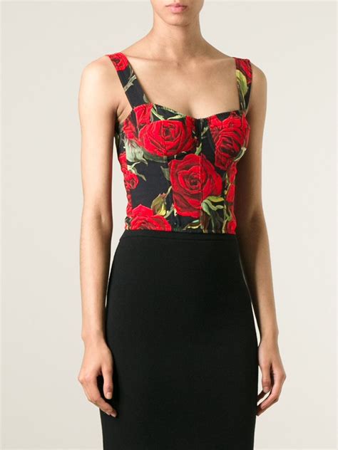 dolce gabbana top bustier|dolce and gabbana tumbler wraps.